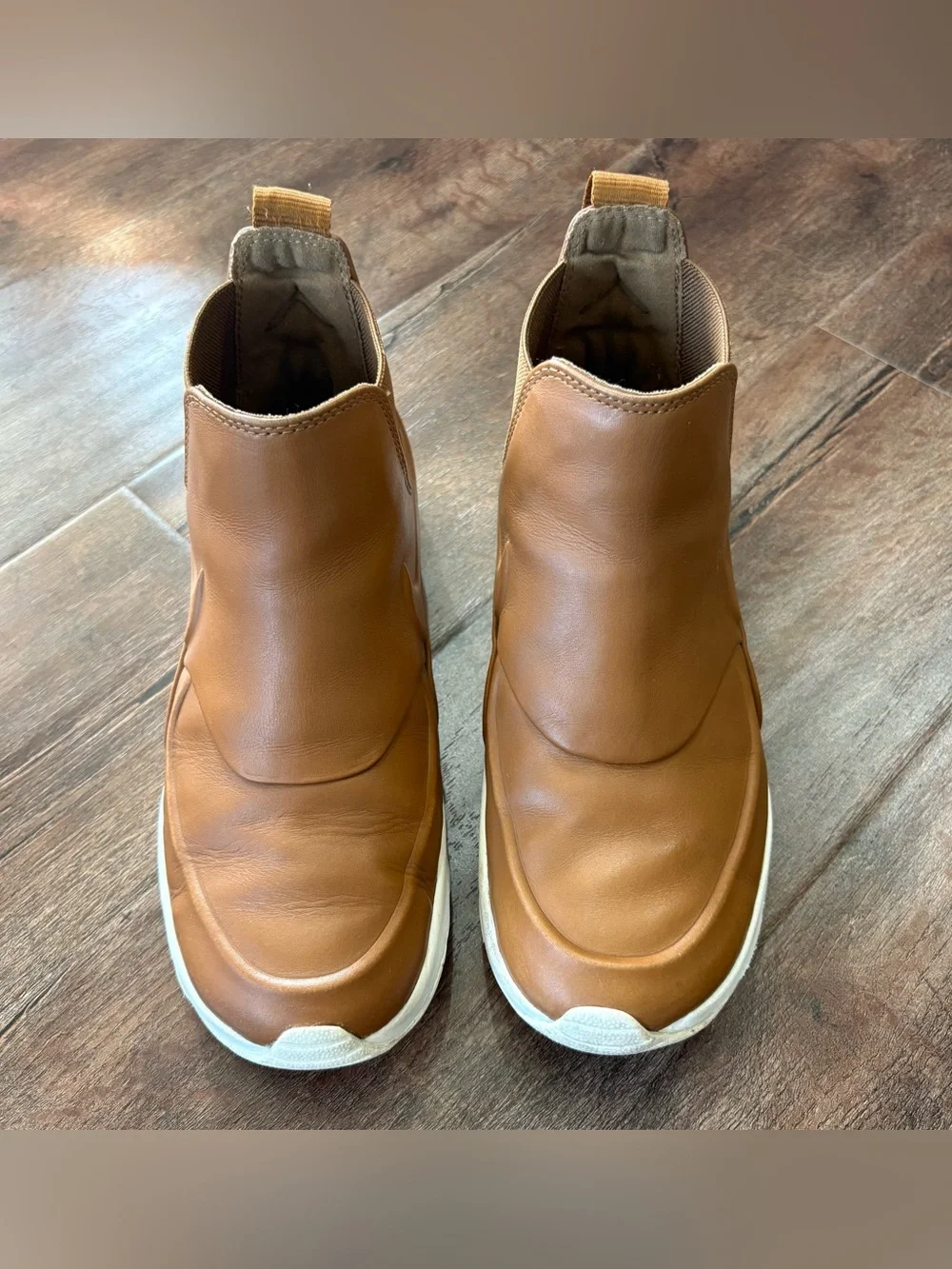 Nike Air Max Thea Mid Premium Womens Size 8 Brown Chelsea Boot Sneakers